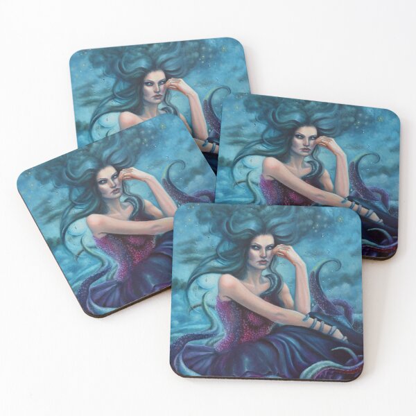 Item preview, Surly Girly - Sea Monster Mermaid designed and sold by Tiffany Toland-Scott.