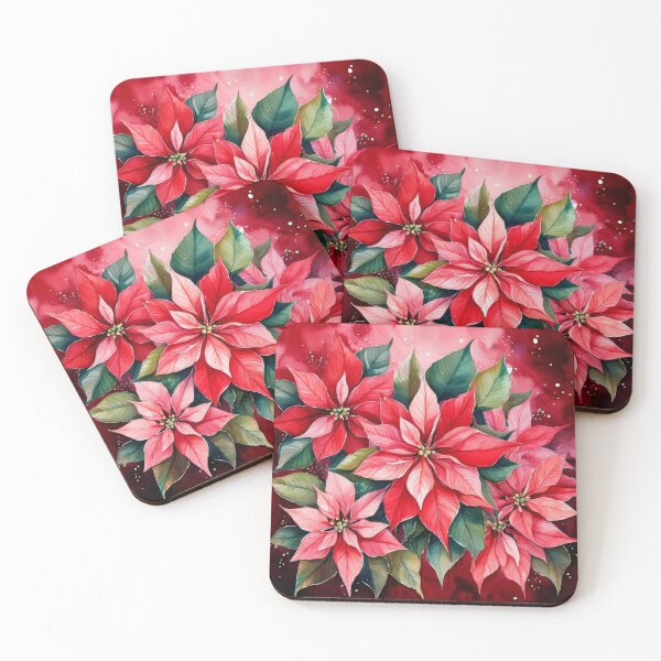 Item preview, red poinsettia designed and sold by Valentina-V.
