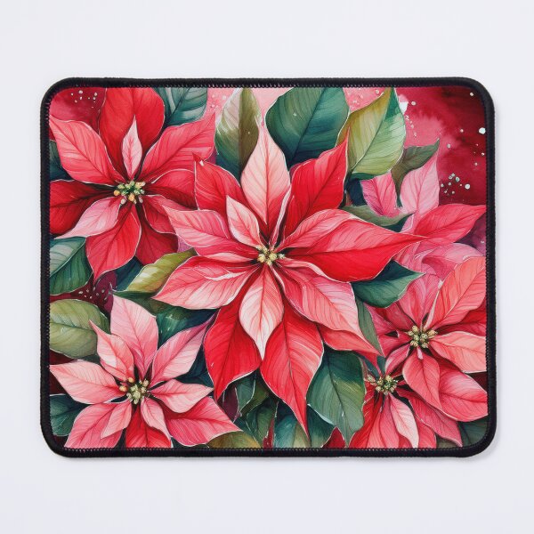 Item preview, red poinsettia designed and sold by Valentina-V.