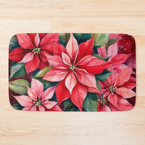 Item preview, red poinsettia designed and sold by Valentina-V.