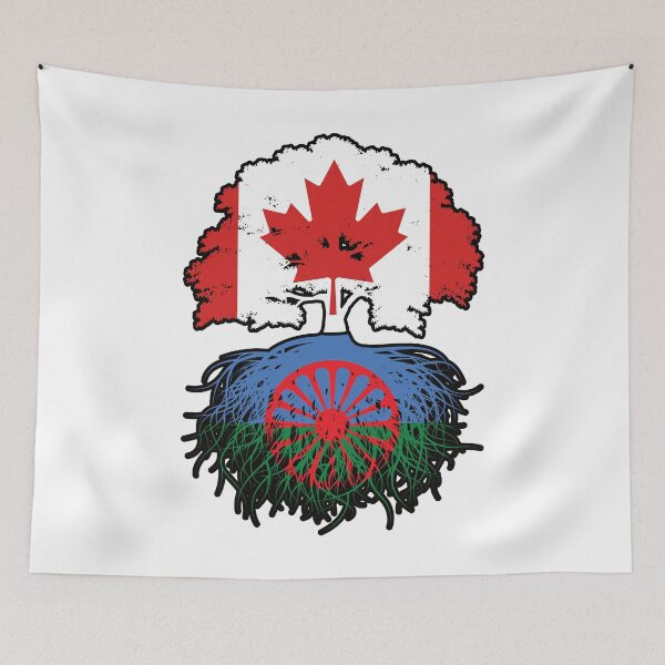 Item preview, Romani Roma Canadian Canada Tree Roots Flag designed and sold by FlagX.