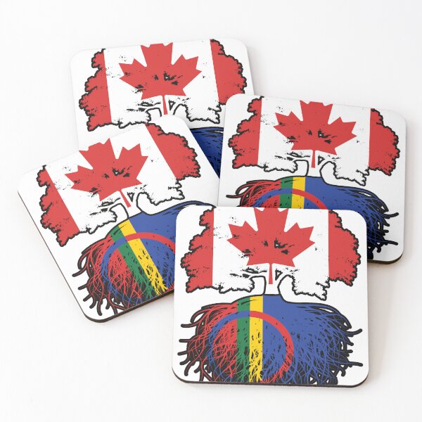 Item preview, Sami Saami Canadian Canada Tree Roots Flag designed and sold by FlagX.