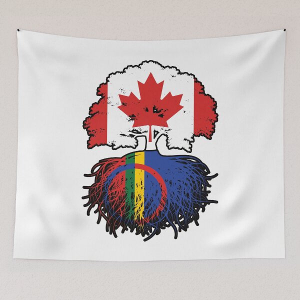 Item preview, Sami Saami Canadian Canada Tree Roots Flag designed and sold by FlagX.