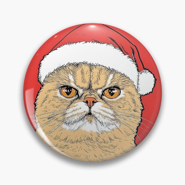 Item preview, Angry Christmas Santa Cat designed and sold by CoolMantras.