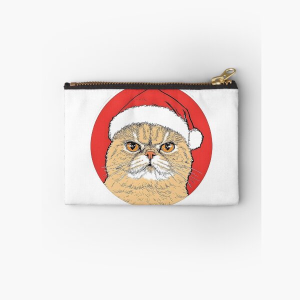 Item preview, Angry Christmas Santa Cat designed and sold by CoolMantras.