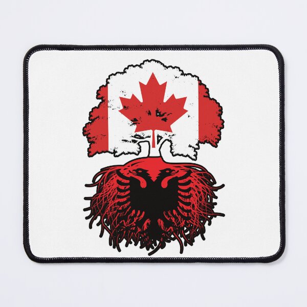 Item preview, Albania Albanian Canadian Canada Tree Roots Flag designed and sold by FlagX.