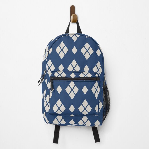 Item preview, Geometric Diamond Pattern in Blue and White designed and sold by tonymagnerart.
