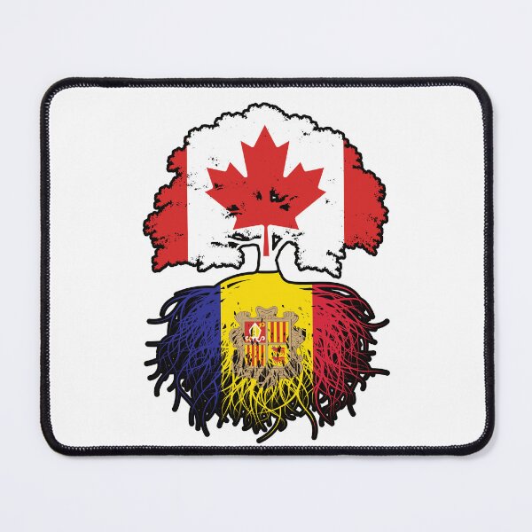 Item preview, Andorra Andorran Canadian Canada Tree Roots Flag designed and sold by FlagX.