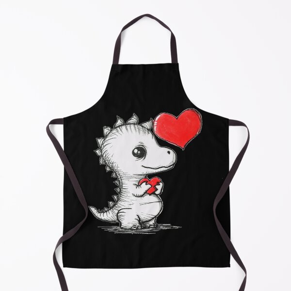 Item preview, Cute Dragon Baby with Red Heart designed and sold by KawaiiArtStyle.