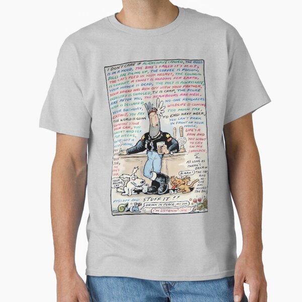 Item preview, Ogri Philosophy Classic Comic Biker designed and sold by Chilled Peak.
