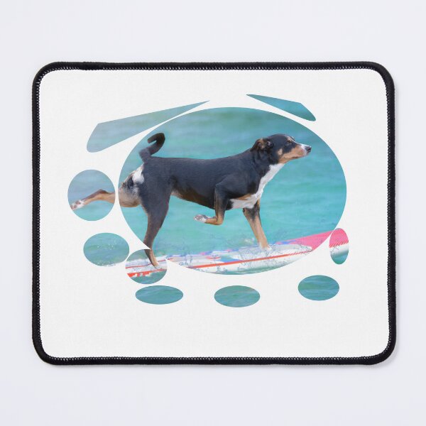 Item preview, Puppy on a surfboard doing a trick designed and sold by StyleFused.