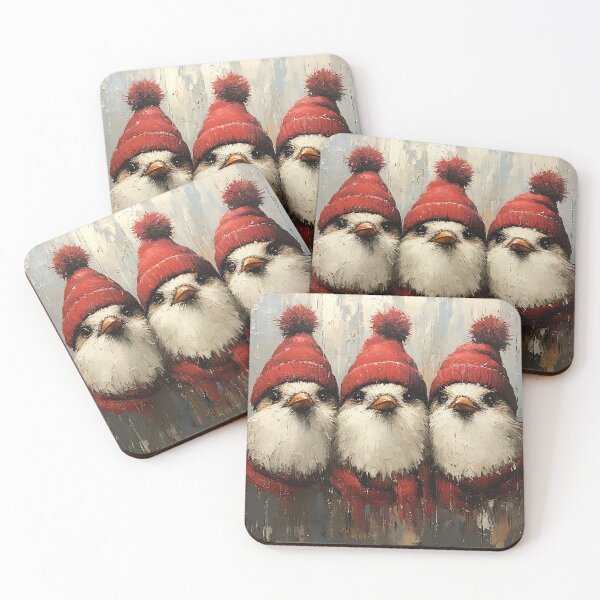 Item preview, Jolly Winter Sparrows designed and sold by keomany.
