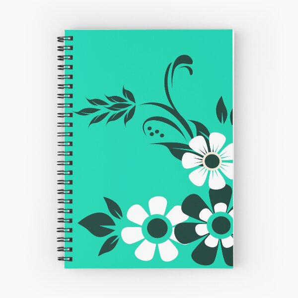 Item preview, Decorative Teal Flower And Swirls designed and sold by studioart.