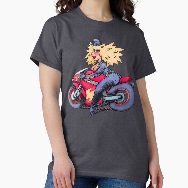 Aperçu de l'œuvre Wild n Wicked Mitzi Icon Ogri Classic Comic Biker créée et vendue par Chilled Peak.
