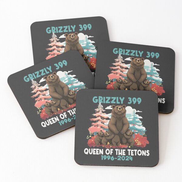 Item preview, Queen Of The Tetons Grizzly 399 National Park 1996-2024 designed and sold by Colorfulman.