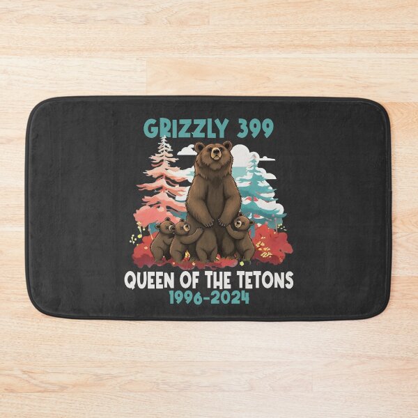 Item preview, Queen Of The Tetons Grizzly 399 National Park 1996-2024 designed and sold by Colorfulman.
