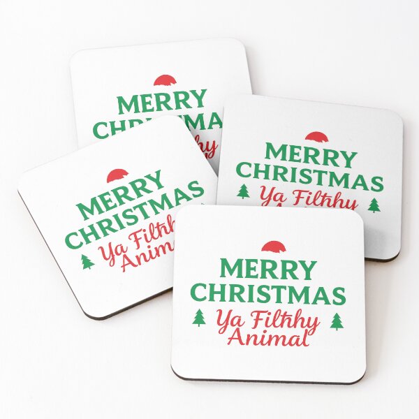 Item preview, Merry Christmas Ya Filthy Animal designed and sold by svarupa.
