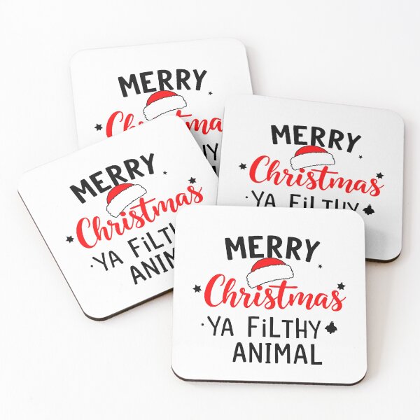 Item preview, Merry Christmas Ya Filthy Animal designed and sold by svarupa.