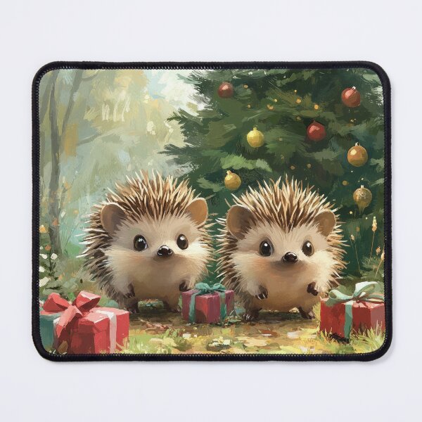 Item preview, Santa's Little Helper: Christmas Hedgehog designed and sold by sisicooper.