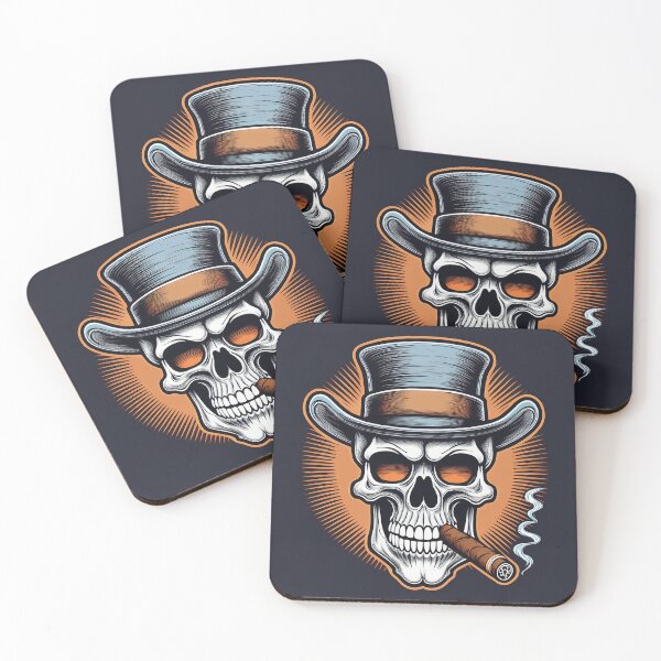 Item preview, SKULL BOSS WITH CIGAR designed and sold by asadk7555.