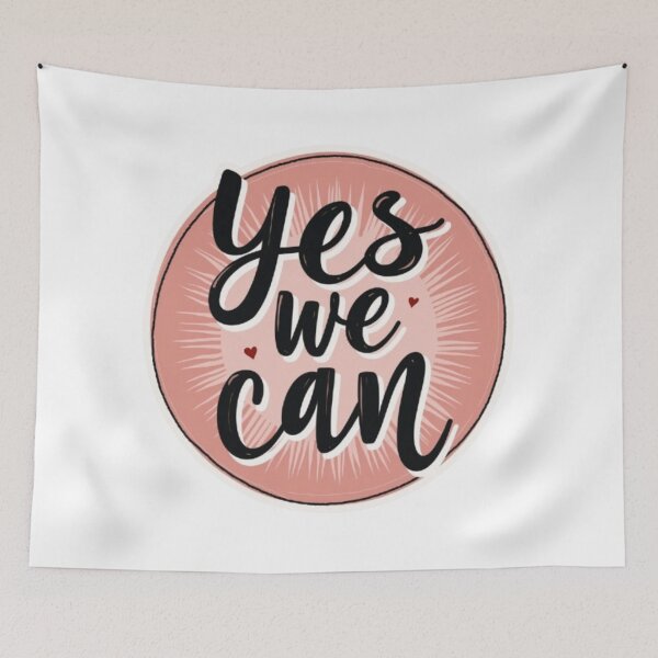 Item preview, Yes We Can Sticker designed and sold by ArtQueen777.