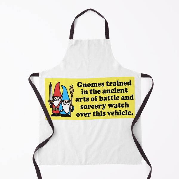 Item preview, gnomes trained in the ancient arts of battle and sorcery watch over this vehicle Fantasy sorcery wizard Bumper designed and sold by Jaxym.