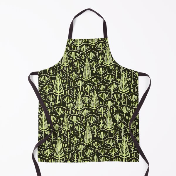 Item preview, Beautiful, winter, dense forest/ black background and yellow. designed and sold by My-fake-places.