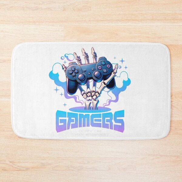 Item preview, Gammers don't die - they respawn -wht designed and sold by LuizSilva1983.