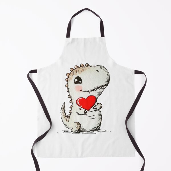 Item preview, Cute Dragon Baby with Red Heart designed and sold by KawaiiArtStyle.