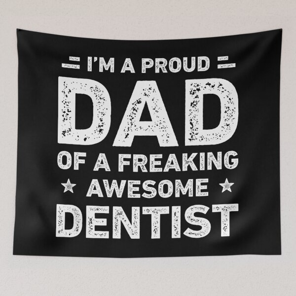 Item preview, Proud Dad Of A Freaking Awesome Dentist Dad Funny designed and sold by RareBunny.