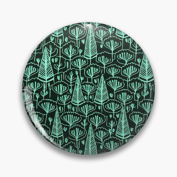 Item preview, Beautiful, winter, dense forest/ black background and turquoise. designed and sold by My-fake-places.
