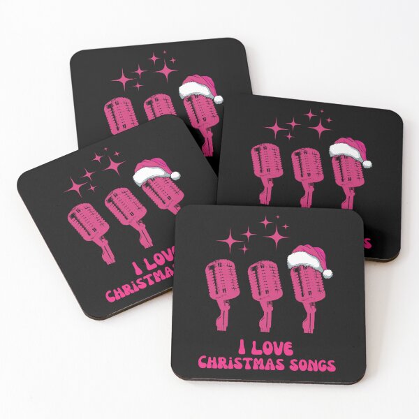 Item preview,   Pink Microphones Cute Winter Christams Songs Karaoke Happy Holidays designed and sold by KolorellaS.
