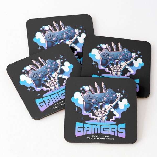 Item preview, Gammers don't die - they respawn designed and sold by LuizSilva1983.