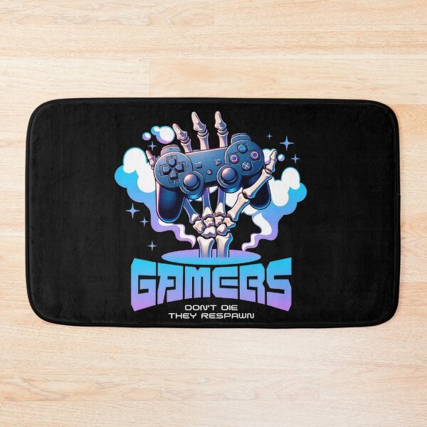 Item preview, Gammers don't die - they respawn designed and sold by LuizSilva1983.