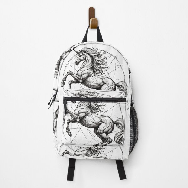 Item preview, Vitruvian Unicorn Sketch Drawing Gift designed and sold by Pineapple-Tree.