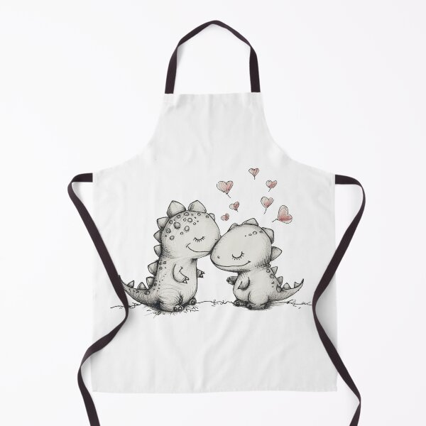 Item preview, 2 Cute Love Baby Dragons with Red Heart designed and sold by KawaiiArtStyle.
