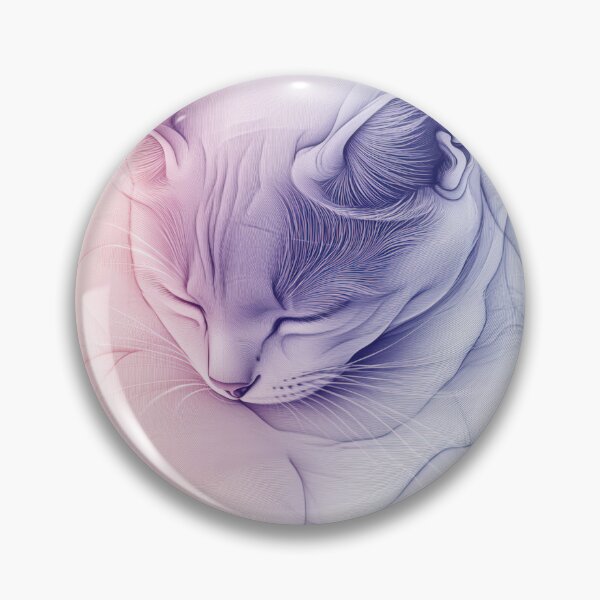 Item preview, Abstract Line Art of a Cat Curled into a Ball designed and sold by Jasava Shop.