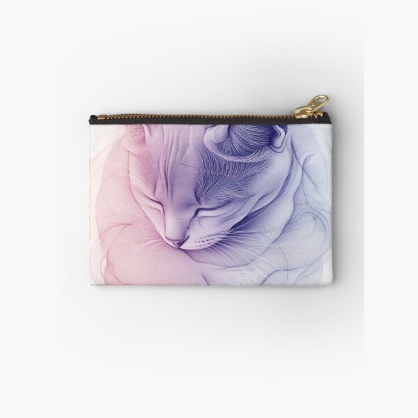 Item preview, Abstract Line Art of a Cat Curled into a Ball designed and sold by Jasava Shop.