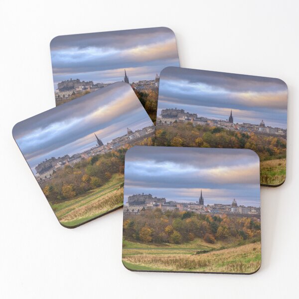 Item preview, Edinburgh Castle and Cityscape from Holyrood Park designed and sold by Kasia Design.