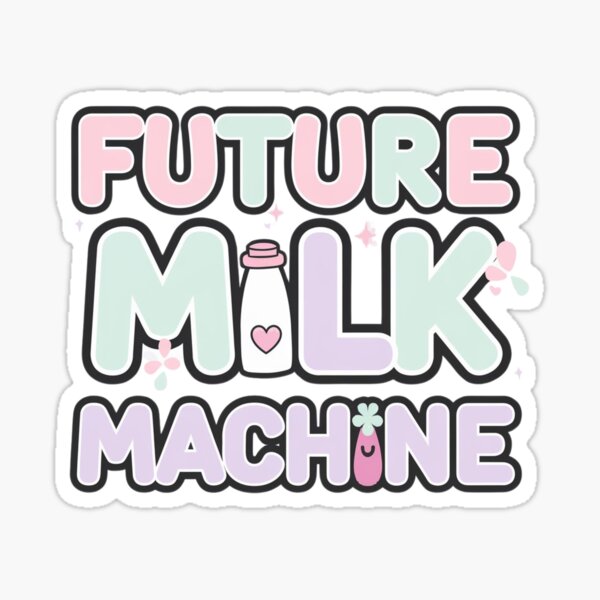Item preview, Future Milk Machine – Funny Pregnancy T-Shirt for Moms-to-Be designed and sold by S-WearAtelier.
