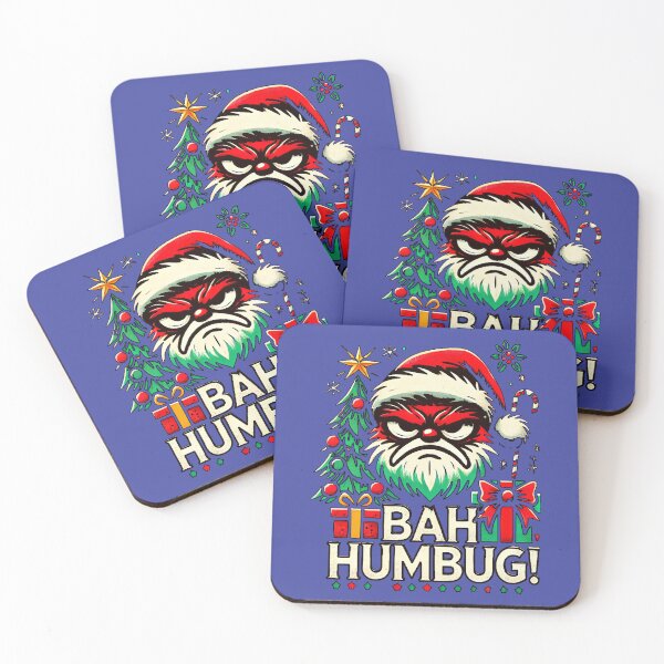 Artikelvorschau, Mürrischer Weihnachtsmann: Bäh, Humbug! Design entworfen und verkauft von leyfinder.