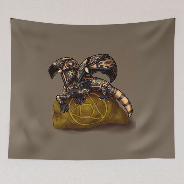Item preview, Alchemonstrous Flame: The Gila Dragon's Arcane Fury designed and sold by AnneOther.