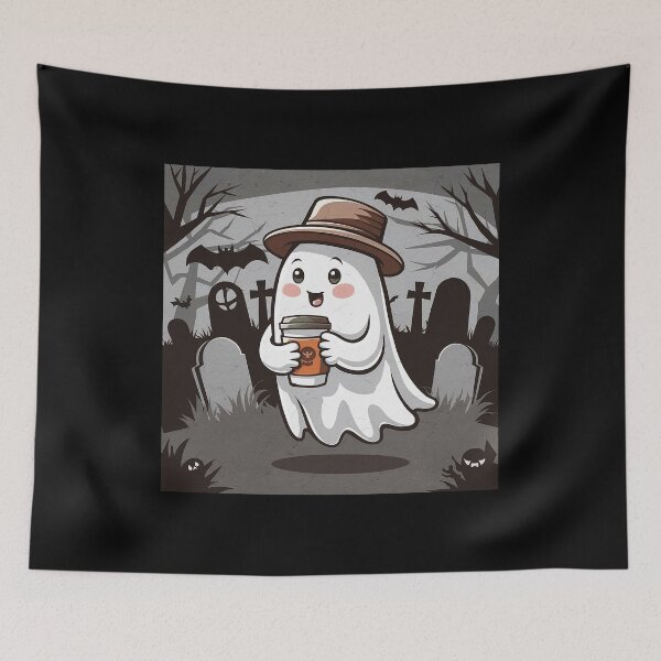 Item preview, Cute Ghost Halloween Spooky  designed and sold by BasmaAtef.