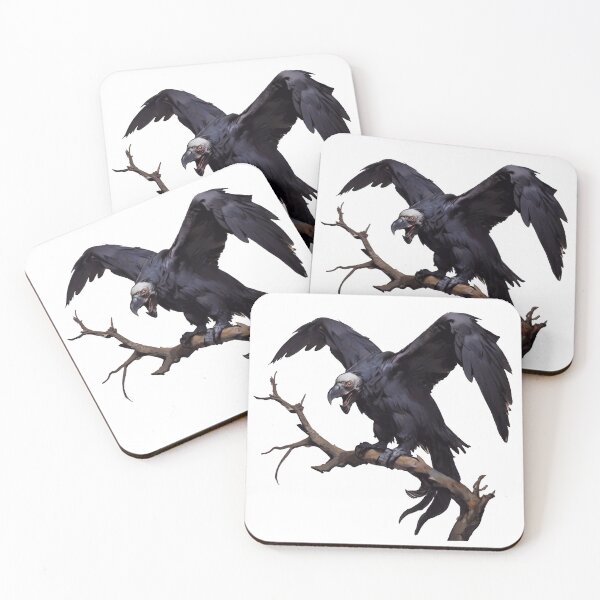 Item preview, Scary American Black Vulture designed and sold by FreshArtFusion.