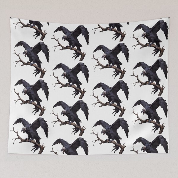 Item preview, Scary American Black Vulture designed and sold by FreshArtFusion.