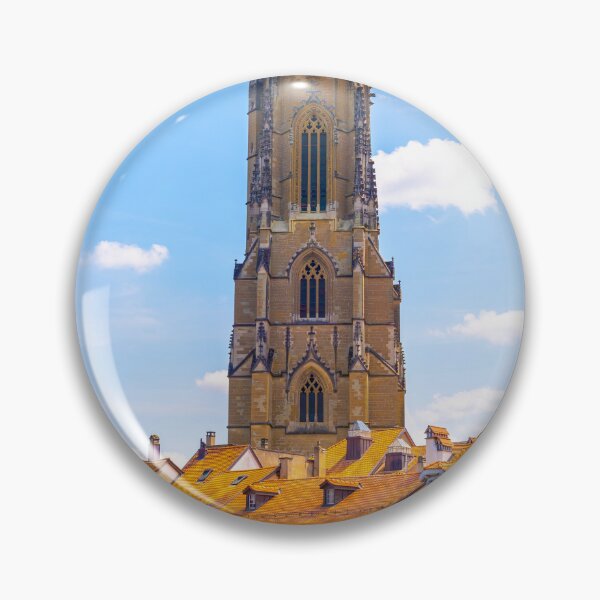 Item preview, Cityscape with Cathedral Tower in Old Town Medieval designed and sold by Mats Silvan.