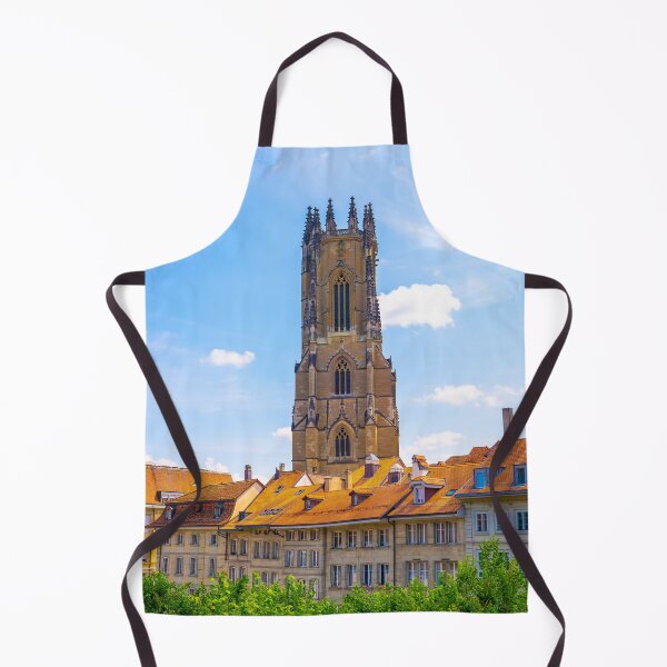 Item preview, Cityscape with Cathedral Tower in Old Town Medieval designed and sold by Mats Silvan.