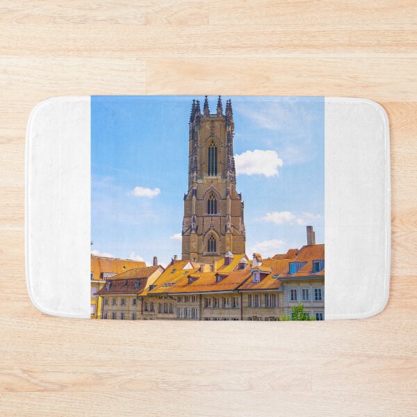 Item preview, Cityscape with Cathedral Tower in Old Town Medieval designed and sold by Mats Silvan.