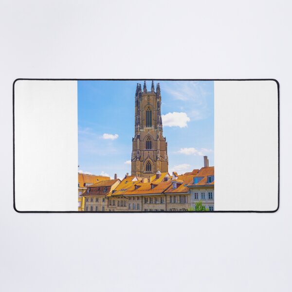 Item preview, Cityscape with Cathedral Tower in Old Town Medieval designed and sold by Mats Silvan.