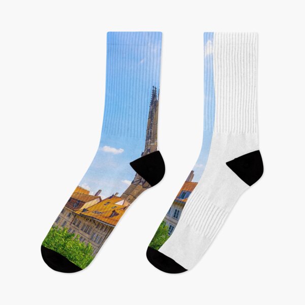 Item preview, Cityscape with Cathedral Tower in Old Town Medieval designed and sold by Mats Silvan.